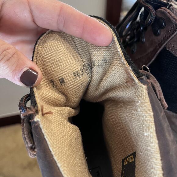 Vintage Danner Boots Mens Size 7 Brown Black GORE-TEX Vibram Hiking Outdoor USA - Picture 8 of 11